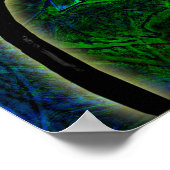 白いカラユリ（半光沢ポスター） ポスター (角)