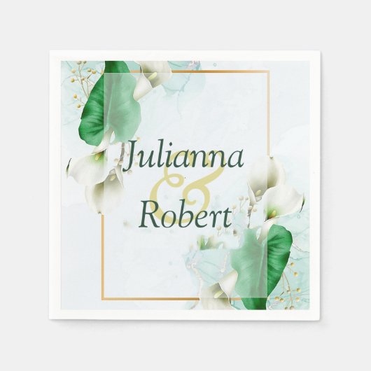 白いカレーライナプキン スタンダードカクテルナプキン (正面)