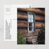 白いカーテン ポストカード (正面/裏面)