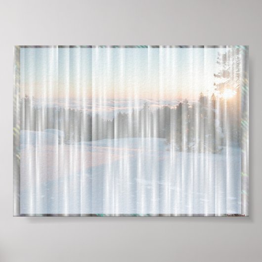 白いカーテン#1 ポスター (正面)