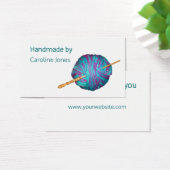 白いカードで手作りのフックと糸 (デスク)