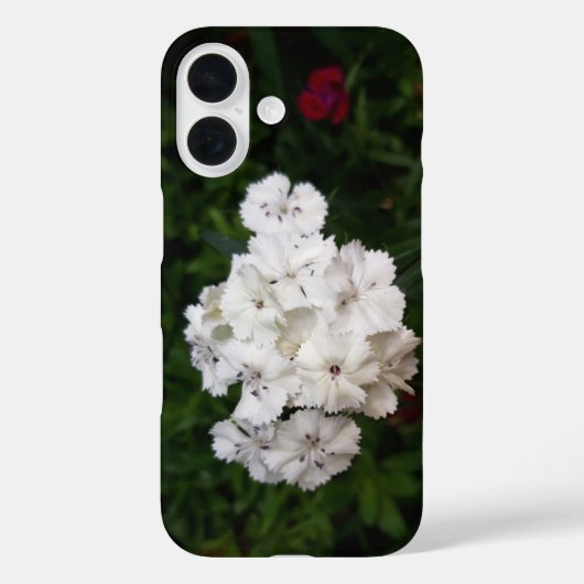 白いカーネーションの花 Case-Mate iPhoneケース (裏面)