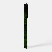 白いカーネーションの花 iPhoneケース (右側面)