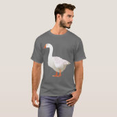白いガチョウ Tシャツ (正面フル)