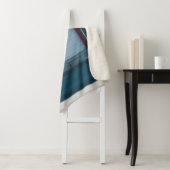 白いガレージのドアが昼間に閉められる シェルパブランケット (インサイチュ)