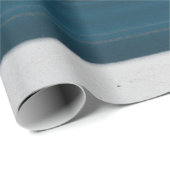 白いガレージのドアが昼間に閉められる ラッピングペーパー (ロールコーナー)