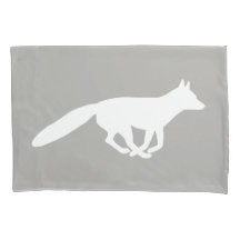 白いキツネシルエット