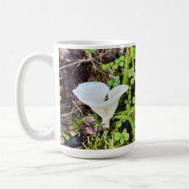 白いキノコ – 15オンス。マグ コーヒーマグカップ