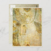 白いクイーン葉書 ポストカード (正面/裏面)