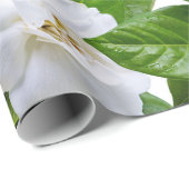 白いクチナシの花と緑 ラッピングペーパー (ロールコーナー)