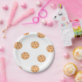 白いクッキー ペーパープレート (パーティー)