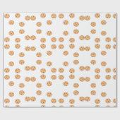 白いクッキー ラッピングペーパー (フラット)