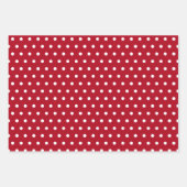 白いクランベリー ラッピングペーパーシート (正面2)