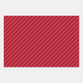 白いクランベリー ラッピングペーパーシート (正面)