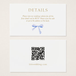 白いクリスピー | Blue Ribbonの結婚詳細QRコード