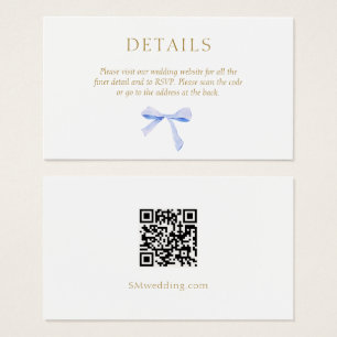 白いクリスピー Blue Ribbonの結婚詳細QRコード