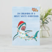 白いクリスマスにサメの夢を見る シーズンカード (スタンド正面)