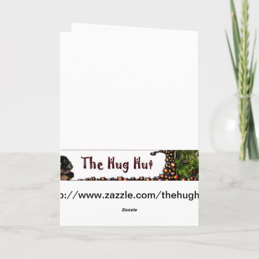 白いクリスマスの夢を見る シーズンカード (裏面)