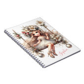 白いクリスマスの妖精 ノートブック (右側)