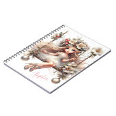 白いクリスマスの妖精 ノートブック (左側)