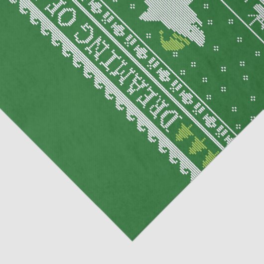 白いクリスマスの醜素晴らしいセーターの夢を見ながら 薄葉紙 (詳細)