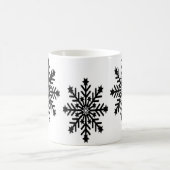白いクリスマスの雪 コーヒーマグカップ (中央)