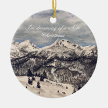 白いクリスマスの飾り