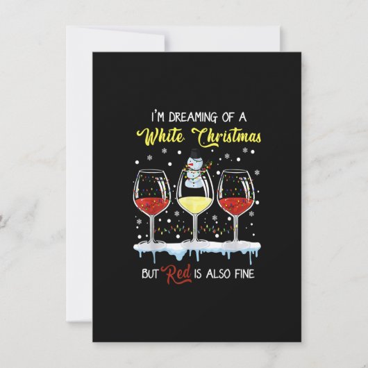 白いクリスマスを夢見てはいるけれど、赤もありかな , 招待状 (正面)