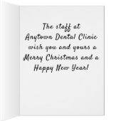 白いクリスマスカードを夢見るハッピーティース (内側(右))