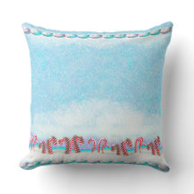 白いクリスマスキャンディーケーンの森