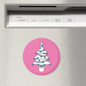 白いクリスマスツリー マグネット (インサイチュ (食洗機))