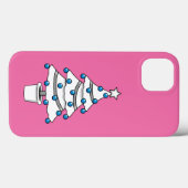 白いクリスマスツリー Case-Mate iPhoneケース (裏面 (横))