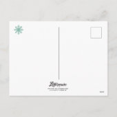 白いクリスマスポストカードの夢 シーズンポストカード (裏面)