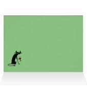 白いクリスマスワインキャットおもしろいの夢を見る (内部横(上))