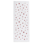 白いクリスマスワインキャットおもしろいの夢を見る ワインギフトバッグ (裏面)