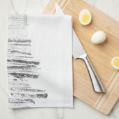 白いクリスマス物語 キッチンタオル (四つ折り)