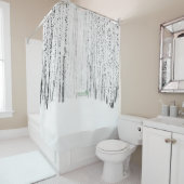 白いクリスマス物語 シャワーカーテン (インサイチュ)