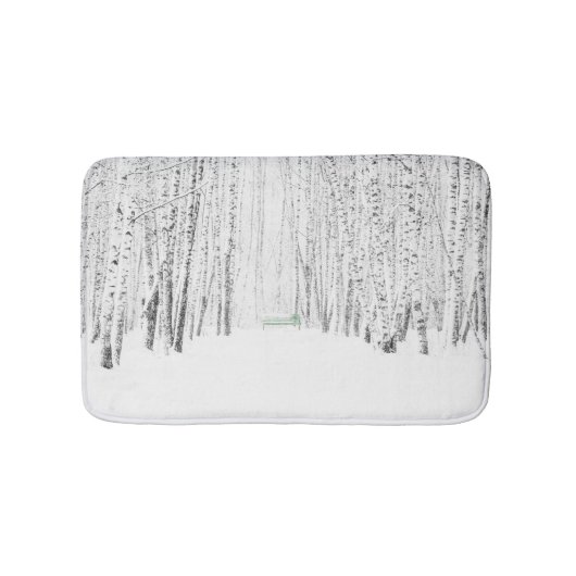 白いクリスマス物語 バスマット (正面)