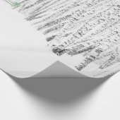 白いクリスマス物語 ラッピングペーパー (角)