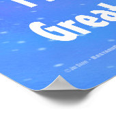 白いクリスマス素晴らしポスターの夢を見る ポスター (角)