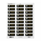 白いクリスマス鳩ラベル ラベル (フルシート)