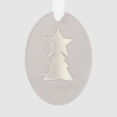 白いクリスマス オーナメント (裏面)