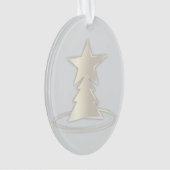 白いクリスマス オーナメント (正面)