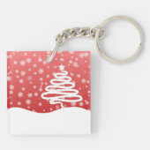 白いクリスマス キーホルダー (裏面)