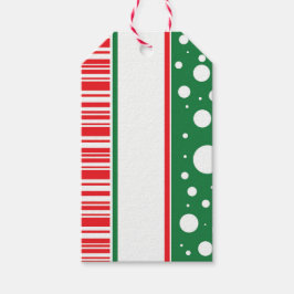 白いクリスマス ギフトタグ