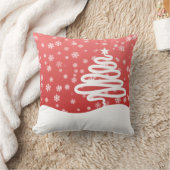 白いクリスマス クッション (ブランケット)