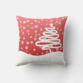 白いクリスマス クッション (裏面)