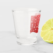 白いクリスマス ショットグラス (左)