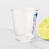 白いクリスマス ショットグラス (左)