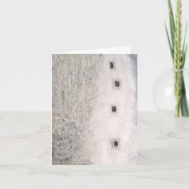 白いクリスマス シーズンカード